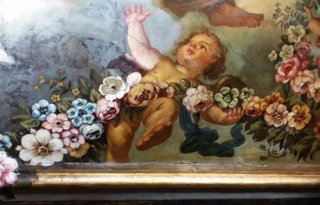 Hotel Vanden Mersche mural restoration