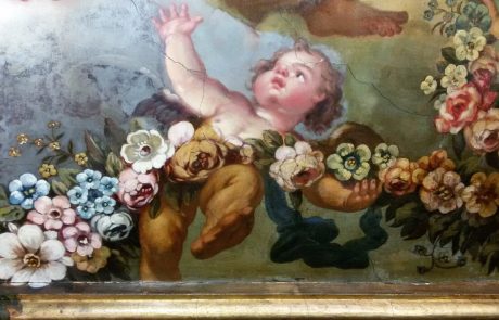 Hotel Vanden Mersche mural restoration
