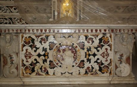 Stone cleaning Settimo San Pietro conservation